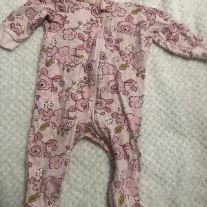 Floral Pink Kids One Piece
